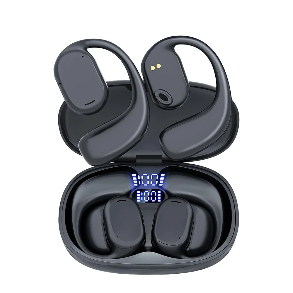 

Open Ear Headphones Bluetooth 5.3 Earbuds with 40H Playtime Mic Wireless Earbuds Immersive Premium Sound True Wireless Open Ear