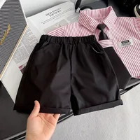 Nouvel ensemble de vêtements d'été pour bébés garçons : chemise et short tendance (2 pièces/ensembles) – Tenues décontractées pour enfants et tout-petits, survêtements pour nourrissons 4