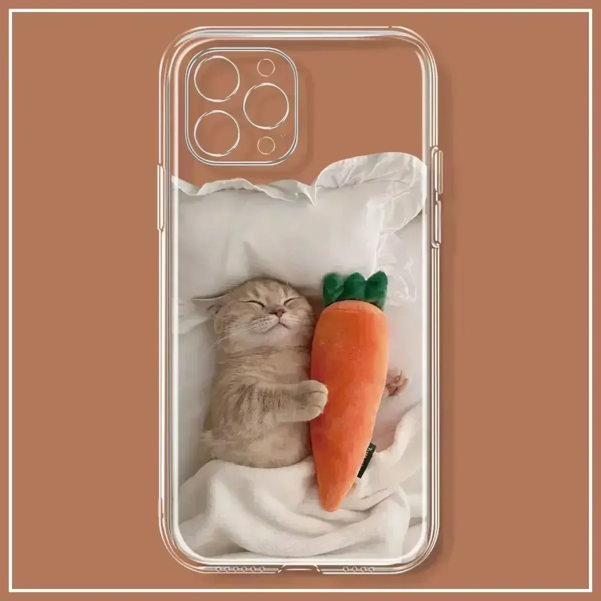 thumbnail image 1 of Funda de teléfono con dibujo de perro lindo coreano para iPhone 14 13 11 12 Pro Max 7 8 Plus X XR XS TPU suave transparente estética trasera, 1 of 5