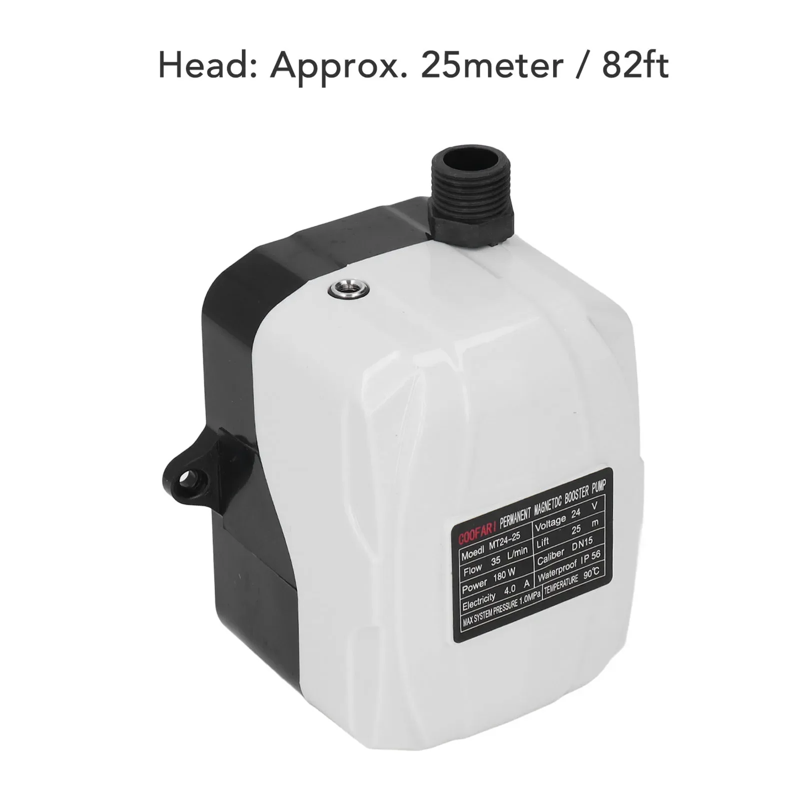 Booster Pump Water Pressure 180W Automatic Water Booster Pump Kitchen Sink Shower DC24V AC100-240V
