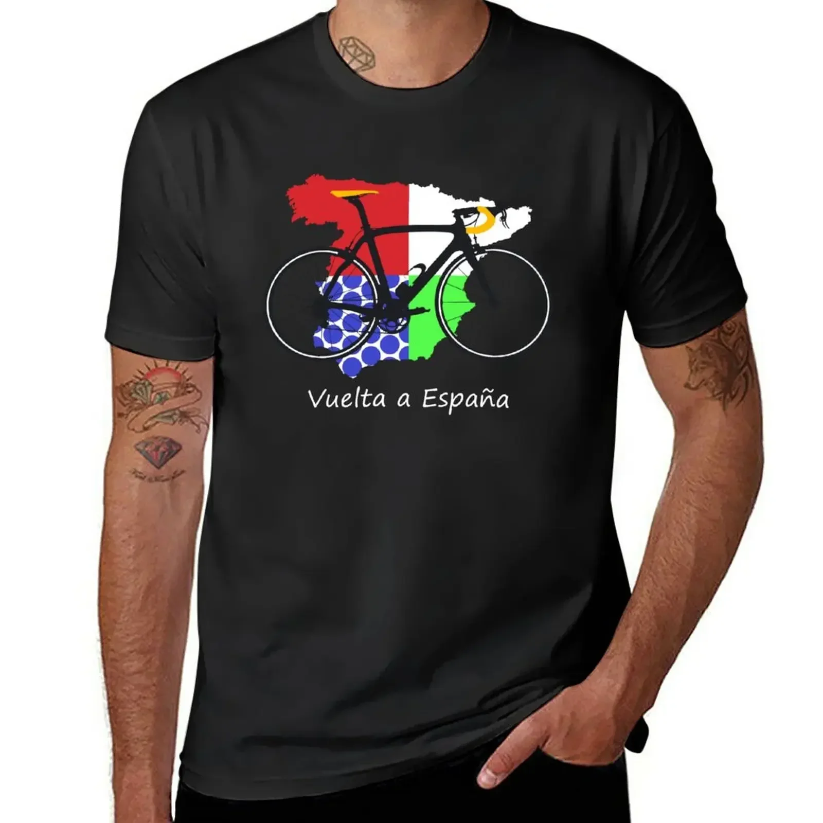 

Vuelta a Espaa T-Shirt for a boy Blouse anime men clothes