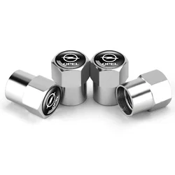 4 - Piece Premium Aluminum Alloy Tire Valve Stem Caps - Stylish Car Accessories (4pcs - silver)