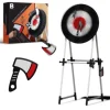 Kiddie Play Axe Throwing Game Set with Target 3 Axes and 3 Throwing Stars Indoor & Outdoor Play for Kids,Christmas Gifts 4
