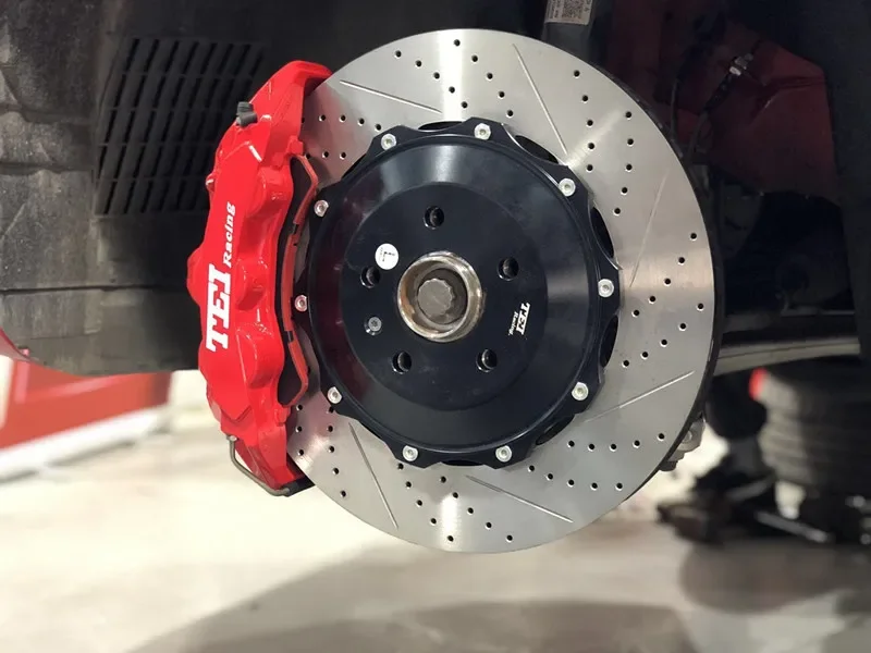Racing Performance Brake Kit,Front Caliper 405x34MM Disc,6 Pot Caliper for PORSCHE 911 996 997 1999-2005 20Inch Wheel