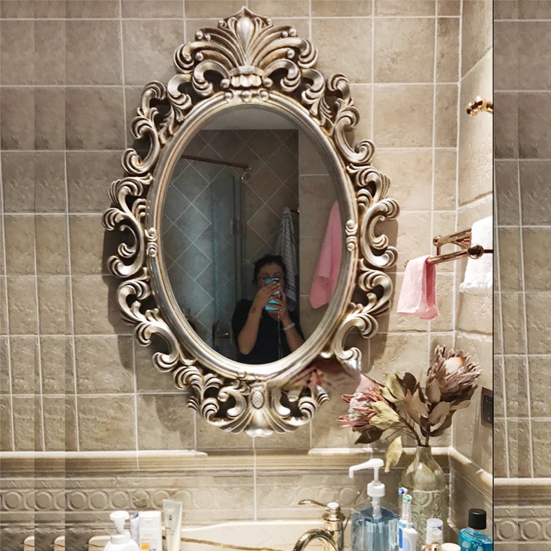 

Large Decorative Mirror Hanging Quality Glass Vintage Shower Makeup Decorative Mirror Full Body Specchio Bagno Home Decor