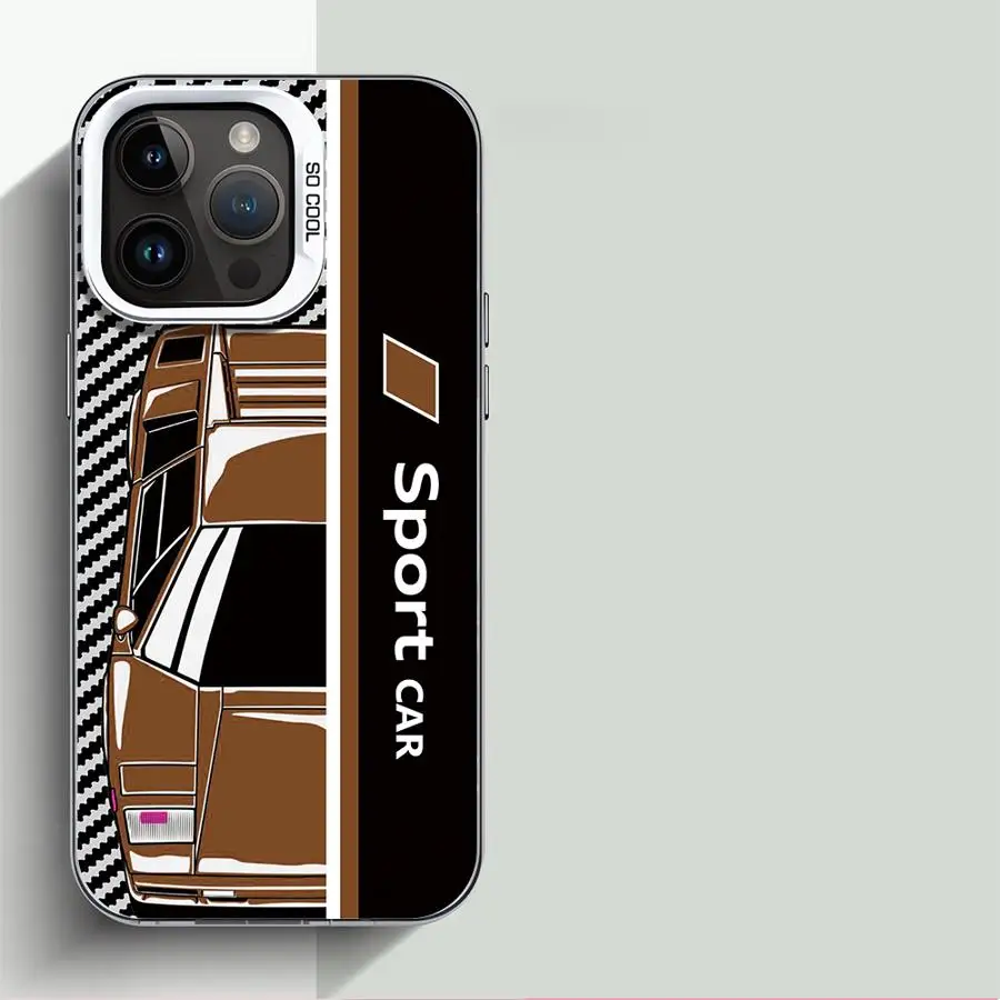 Sleek Soft Cover Cool Car Design Phone Case