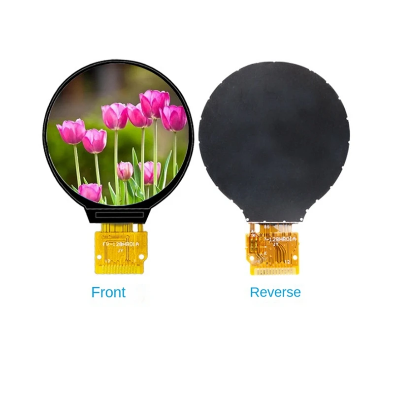 1.28 ġ IPS LCD ÷, äο LCD , 240X240 ÷, PCB HD Ips LCD, GC9A01 ̹, 1 