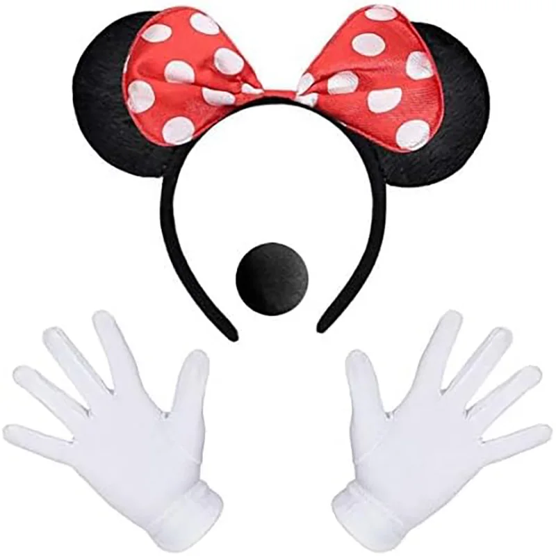 Costume Da Topo Per Donna - Con Gonna A Pieghe, Calze E Guanti, Per Carnevale E Feste In Maschera - Foto 3