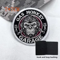 ГАЗОВАЯ МОНЕЖНАЯ ГАРАНДА, тактическая вышивка, вышитая нашивка на крючках и петлях, пришить вышивку, военный значок — изображение 4