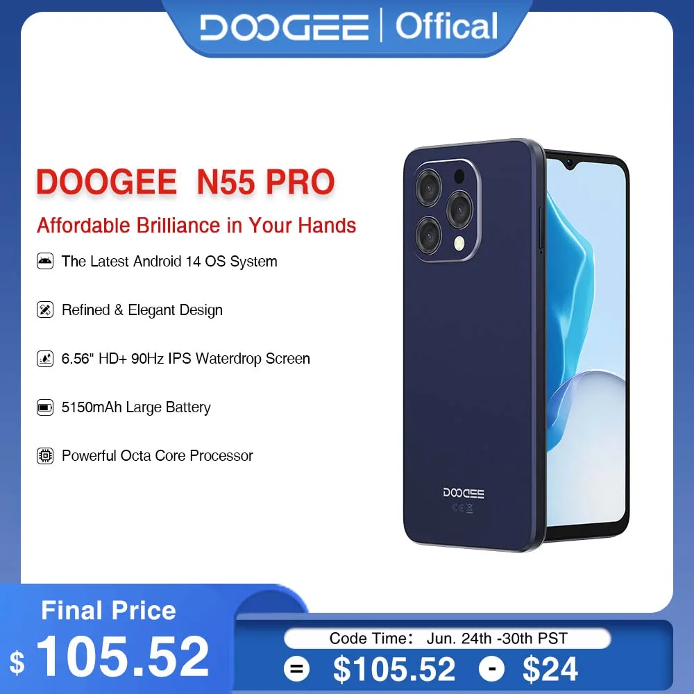 Cover Personalizzata Per DOOGEE N55/N55 PRO In TPU Morbido Con Stampa Foto Testo E Cinturino Universale