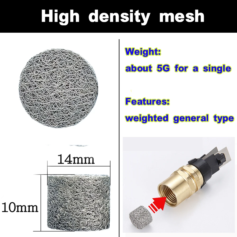ROUE Foam Runner Snow Foam Cannon Orifice Nozzle Foam Lance Filter Mesh Tablet for High Pressure Foam Pot Sprayer Mesh Filters 4