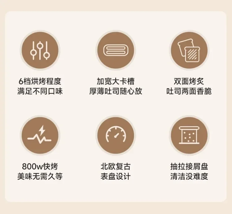 Description Picture 3 of item220V German Toaster Home Automatic Compact Bread Toaster Breakfast Maker New Model