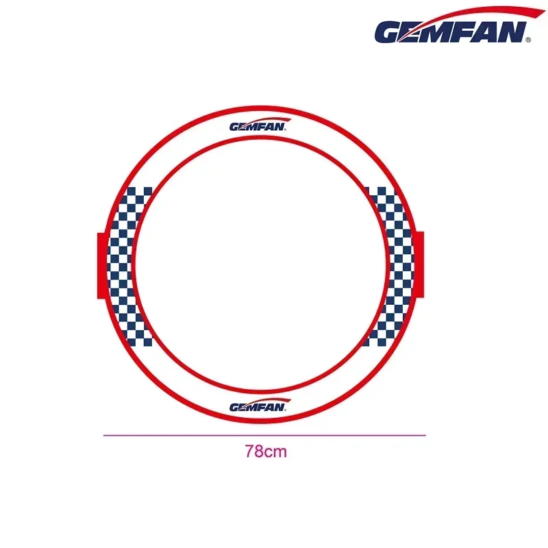 Gemfan Cercle FPV 52cm/78cm - Durable Léger Course Intérieur