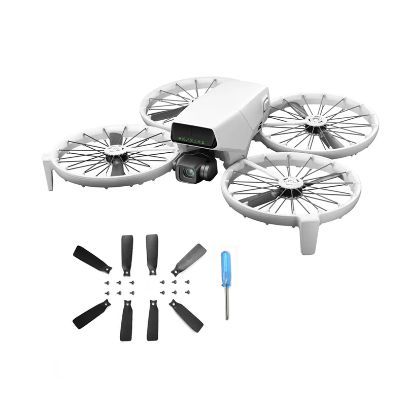 Hélice Silencieuse Flip 4022F pour DJI FLIP - Lot de 8 Pales + Vis + Tournevis