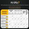 WST 5.0 Tactical Headset Helmet Wear Without Noise Reduction Version Solid Color 5