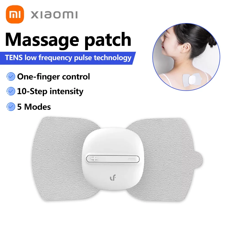 Xiaomi-lf Pulso Pescoço Massageador Costas Cervicais Ferramenta de Alívio da Dor Muscular Ombro Perna Massagem Corporal Almofada Relax Modos Pulso Elétrico