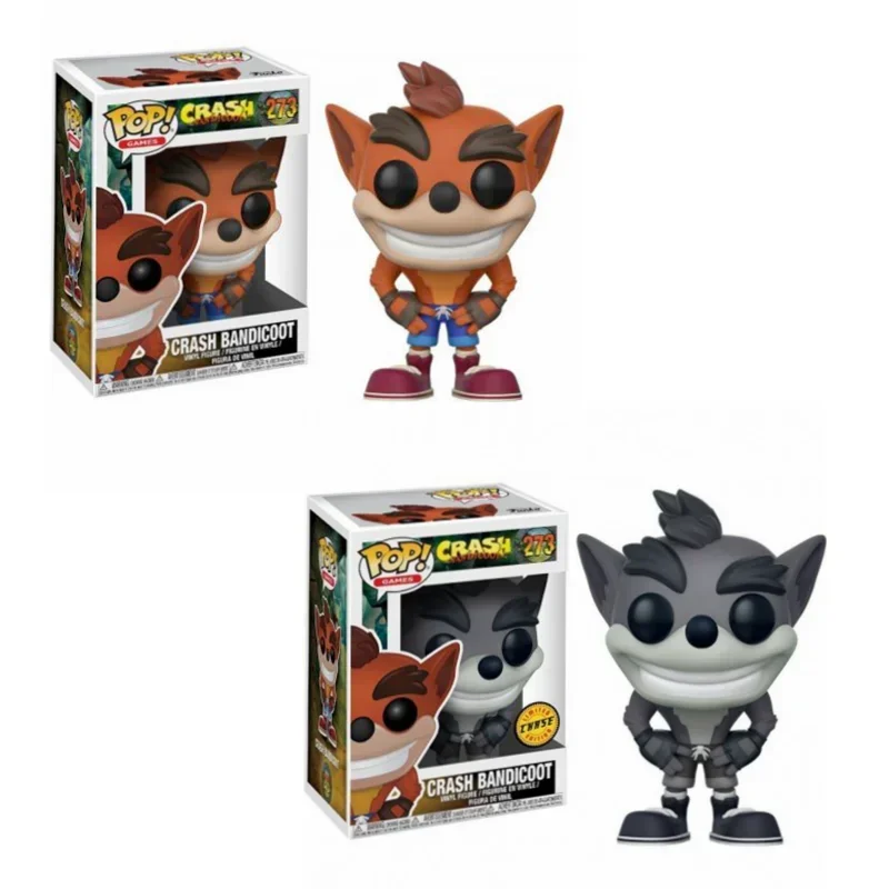 thumbnail image 2 of FUNKO Crash Bandicoot 273# Muñeca gris Edición limitada Modelo Adorno Figuras de acción de vinilo Colección de muñecos Modelos Juguetes, 2 of 5