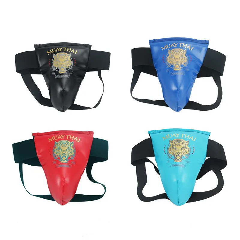 Boxing Crotch Protector Muay Thai Fighting Guards Blocking Artifacts Taekwondo Groin Guard Protection Training Equipment