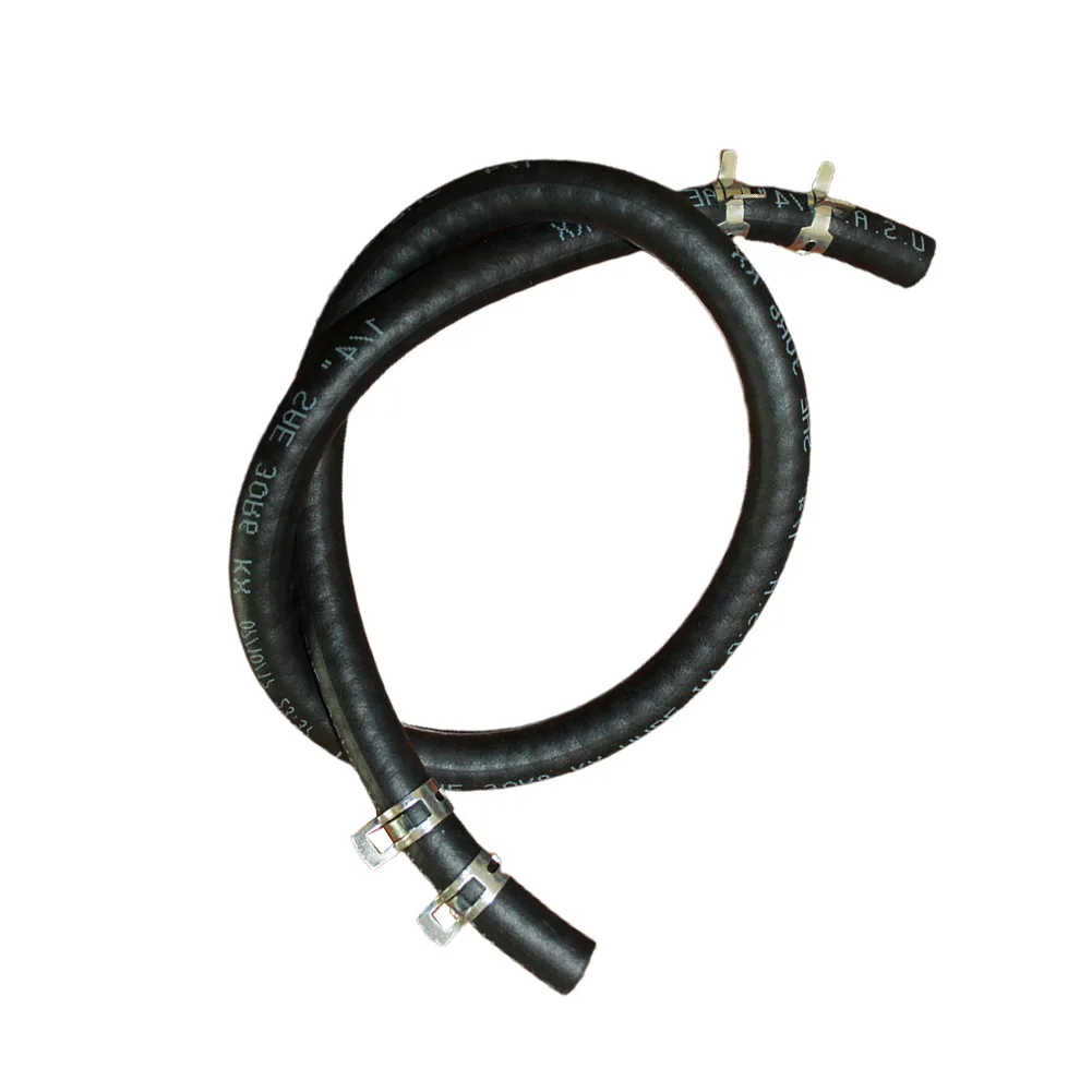 

For 5414K 1/4" Fuel Line Hose With 4 Clamps Lawn Mower Engine Strimmer Motor Garden Power Tools Parts