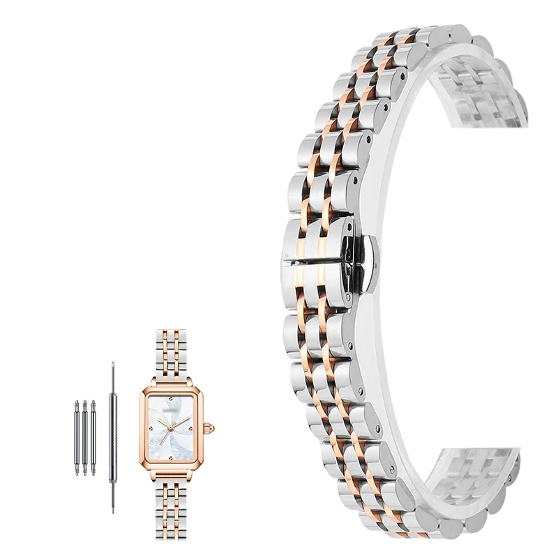 Elegant Gold Milanese Stainless Steel Watch Band - Universal Fit Bracelet