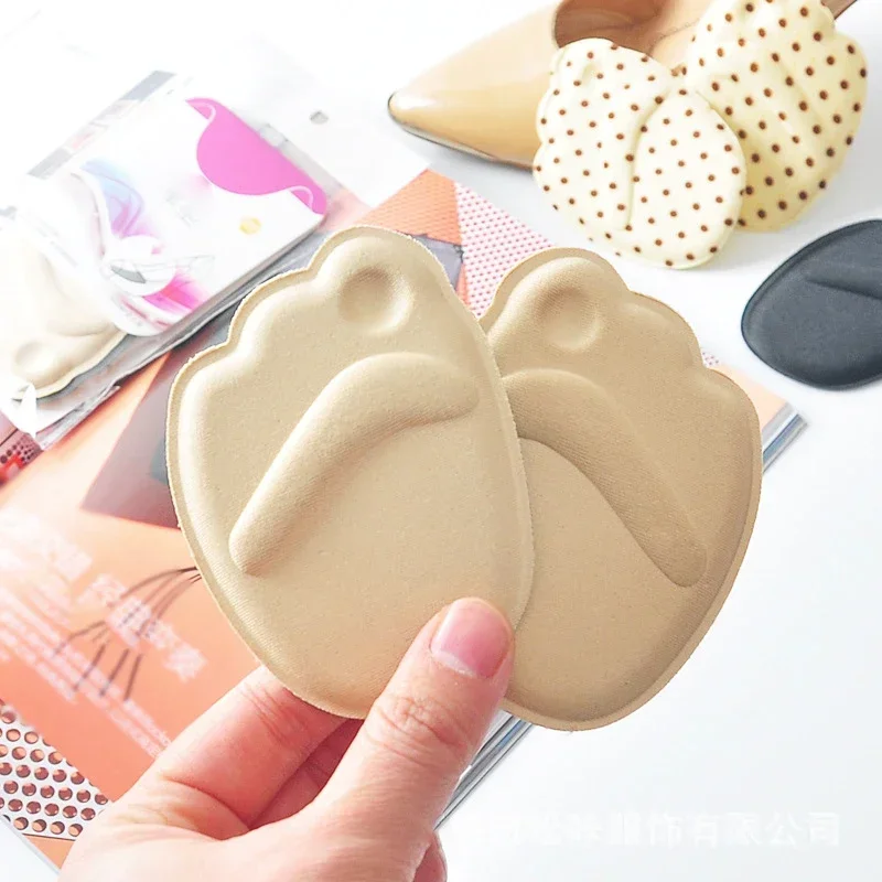 Forefoot Insoles Shoes Accessories Women Sponge Pads High Heel Soft Insert Anti-Slip Foot Protection Pain Relief Shoes Insert