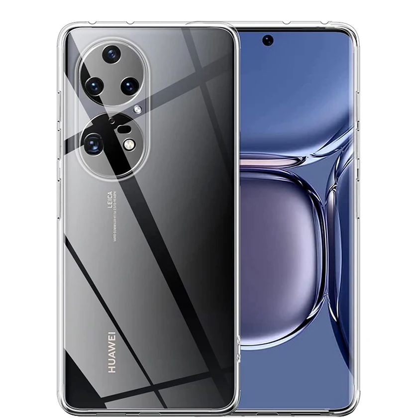 Ультратонкий прозрачный силиконовый мягкий чехол из ТПУ для Huawei P40 P50 P60 Art P70 Nova 11 10 9 SE Mate 50 40 30 20 Lite Pro Plus, задняя крышка