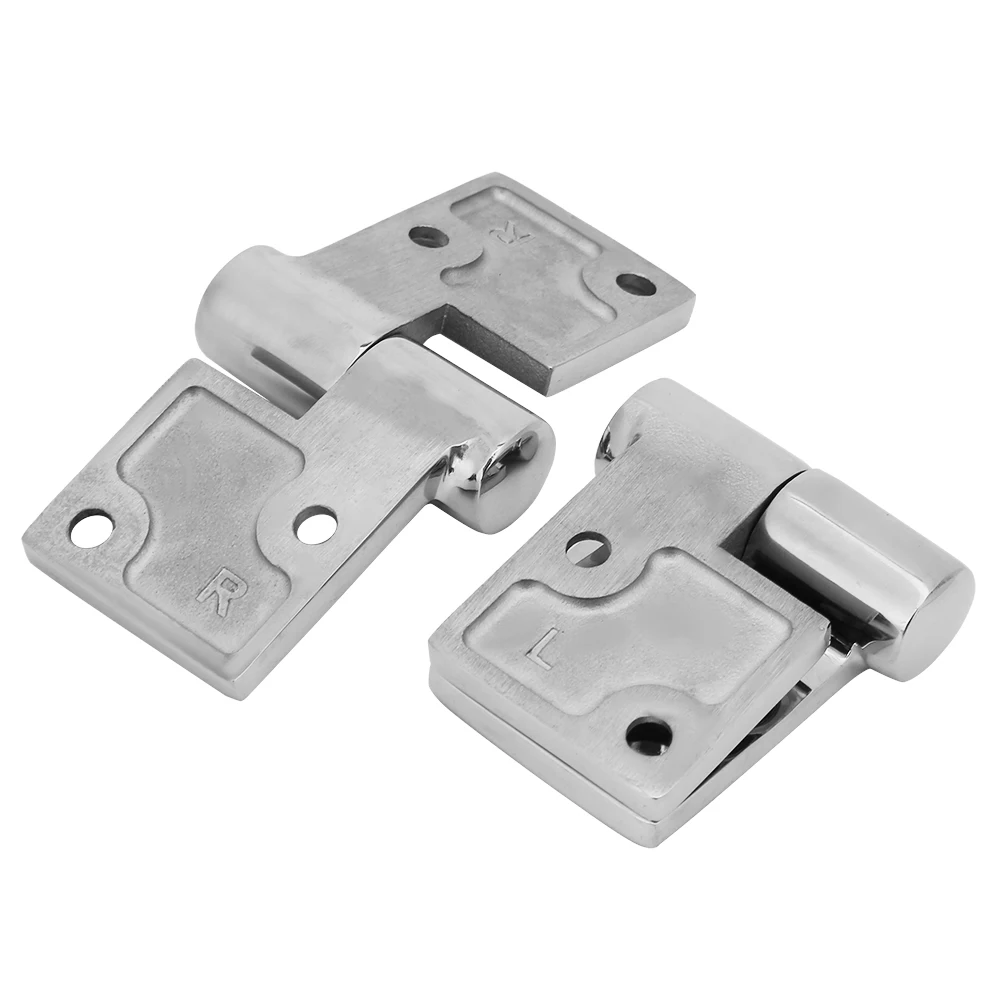 2Pcs Left and Right TakE Apart Stainless Steel Hinge Boat Deck Accessories 90*38mm