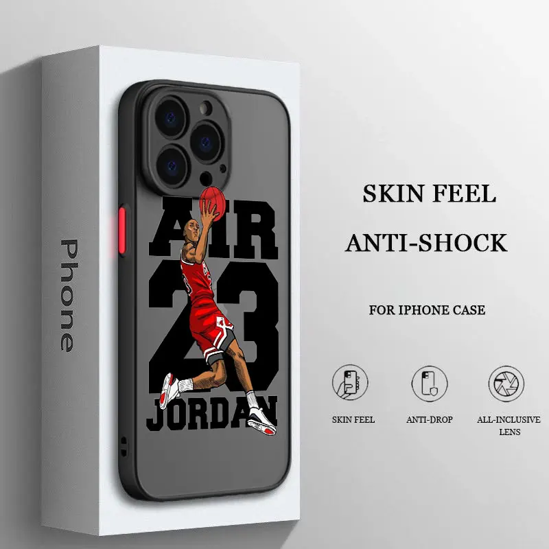 thumbnail image 1 of Foreign Trend Star Cool For iPhone 15 14 13 12 11 Pro Max XS Max X XR 7 8 Plus 6S 5S Silicone Black Shell Phone Case, 1 of 5