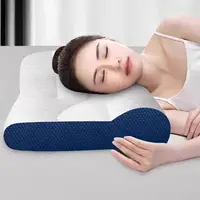 Memory Foam Neck Support Pillow Neck Pain Relief Pillow for Side Back Sleepers Summer Rebound Elastic for Circulation for Sleep 2