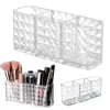 Diamond Patterned Mirror Cabinet Storage Box, Bathroom, Rack Lipstick DROPSHIPPING Bathroom, Storage Cosmetics, U2E8 6