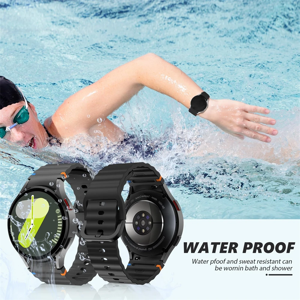 Silicone Sport Band Bracelet for Galaxy Watch - Original and Enhanced Design