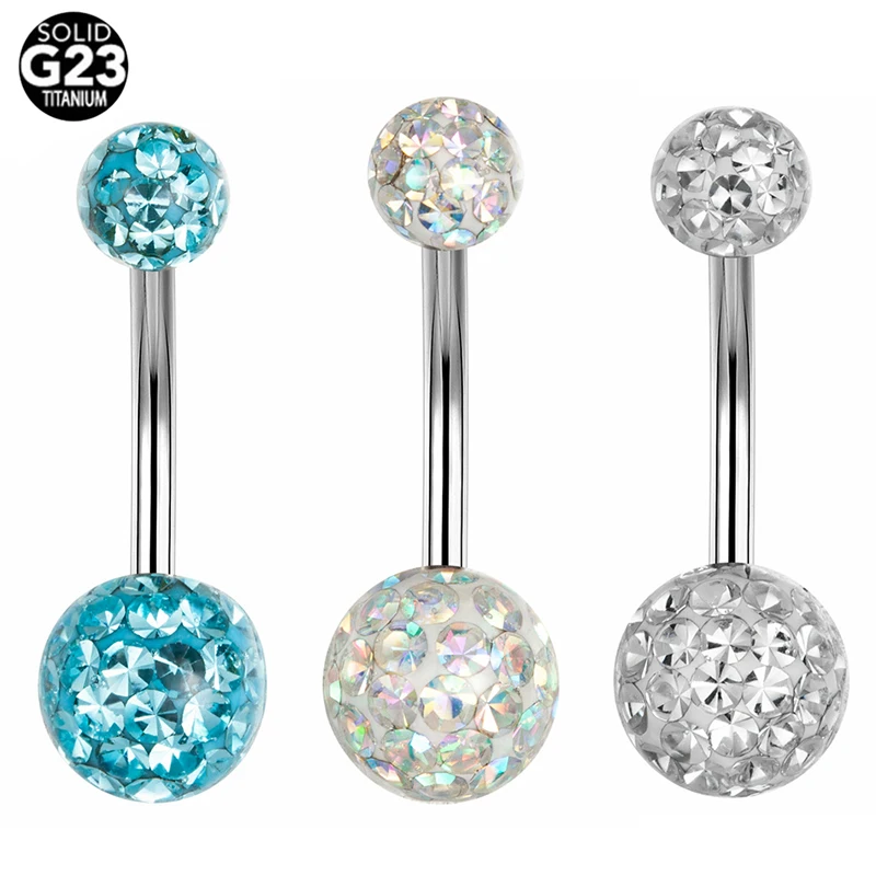 Decentraland Set di 6 dischi trasparenti per piercing all'ombelico, orecchini in silicone a pressione per cheloidi curativi, 3mm, Silicone