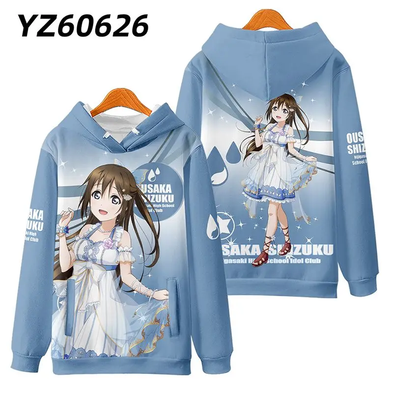 Фото 3D Love Live! Унисекс, толстовка с капюшоном, унисекс №5