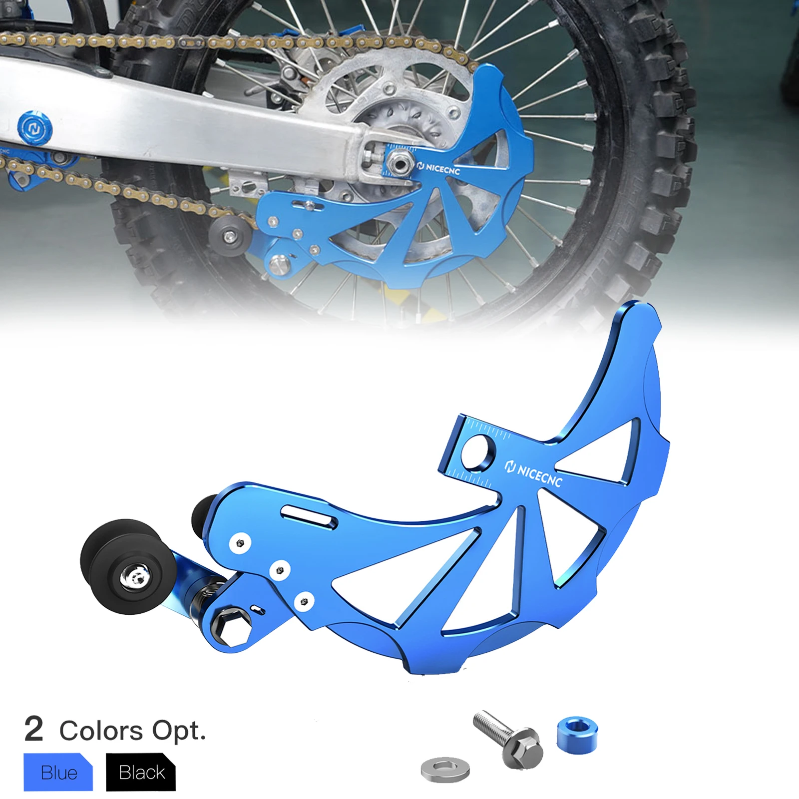 RearSprocketGuardChainTensionerAdjusterRollerForYamahaYZ125