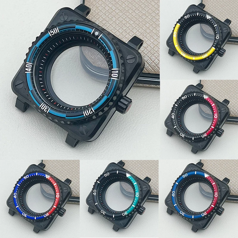 

NH35 Case SKX007 Square Case 316 Stainless Steel Sapphire Mirror Fit NH35 NH36 4R 7S Japan Automatic Movement