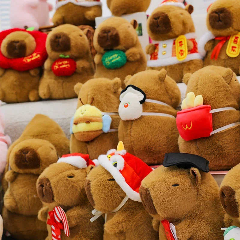 Capybara Plush Toy - Soft, Fluffy Decorative Pillow