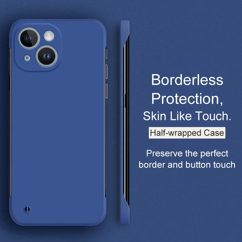 Luxury Ultra-Thin Borderless Candy Color Matte Hard Case