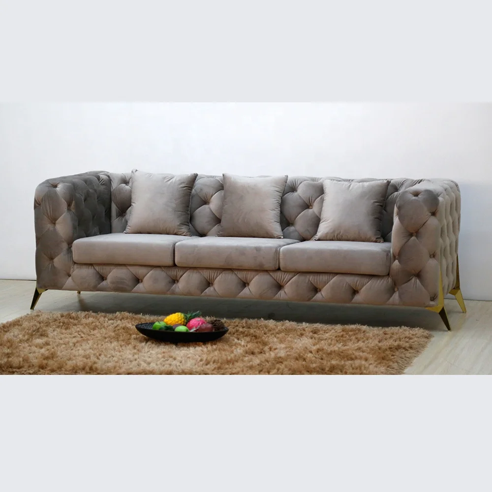 

(SP-KS255A-3) Leisure luxury fabric office living room sofas