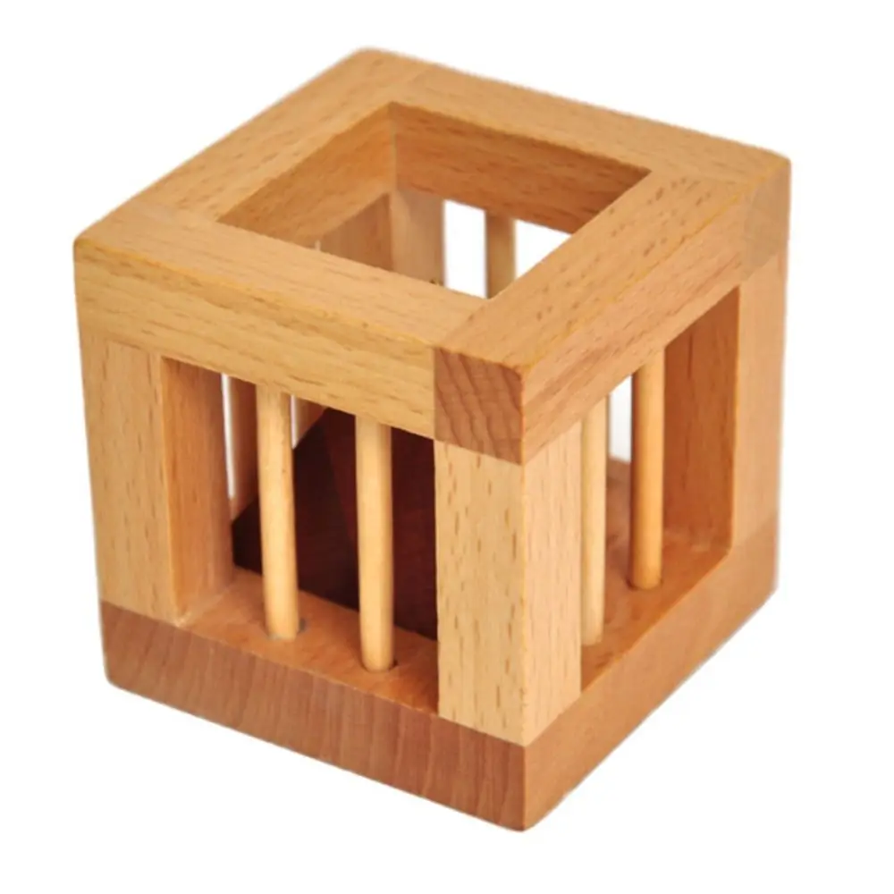 Unlock Wooden Brain Teaser Puzzle Opening Puzzle Box Luban Lock IQ Puzzle Mind Brain Teaser Brain Teaser Wooden