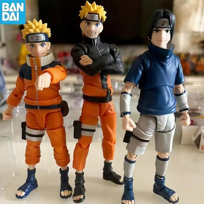 

Original Bandai Shfiguarts Naruto Action Figures: Shippuden Sasuke Kakashi Sakura Uchiha Madara Model Movable Model Gift Toy