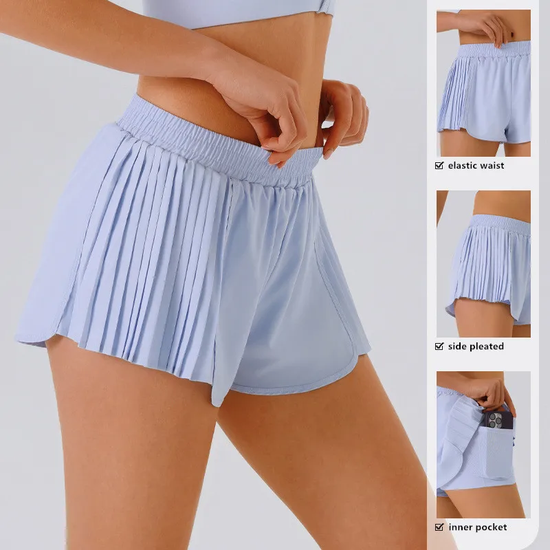 New Summer Gym Running Shorts Casual Quick Dry Sports Shorts Women Biker Cycling Athleisure Yoga