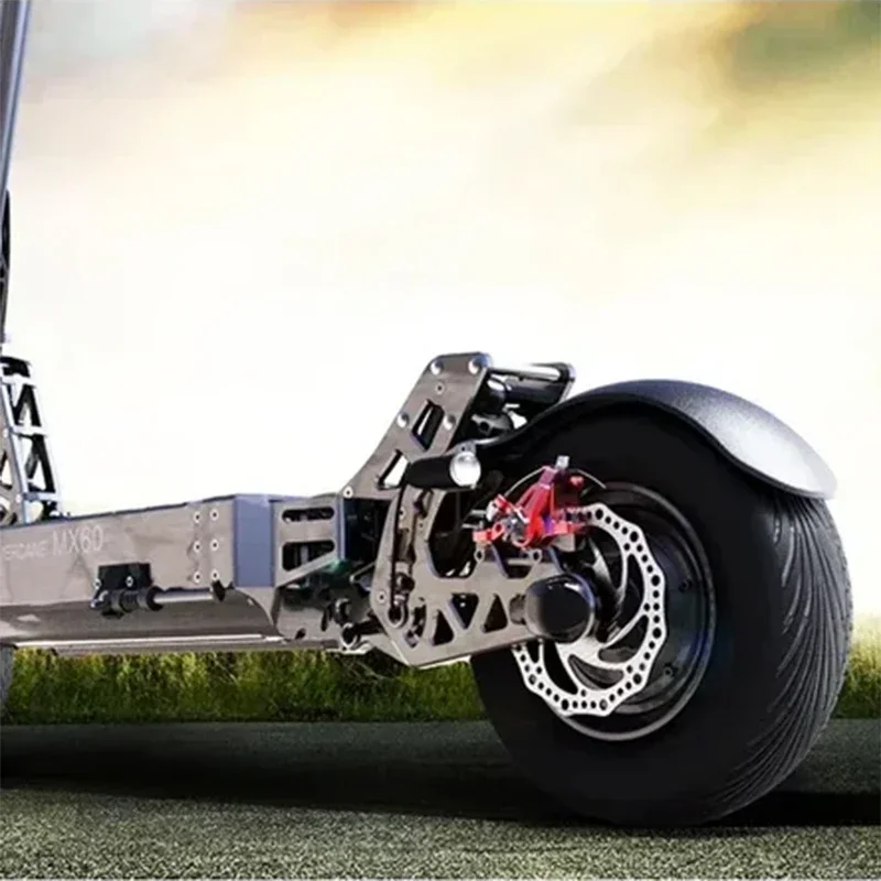 MX60 2400w Dual Motor 48v 21ah Electric Scooter Max Speed 60-65km/h Spring Suspension 10 inch Tyres Foldable Escooter
