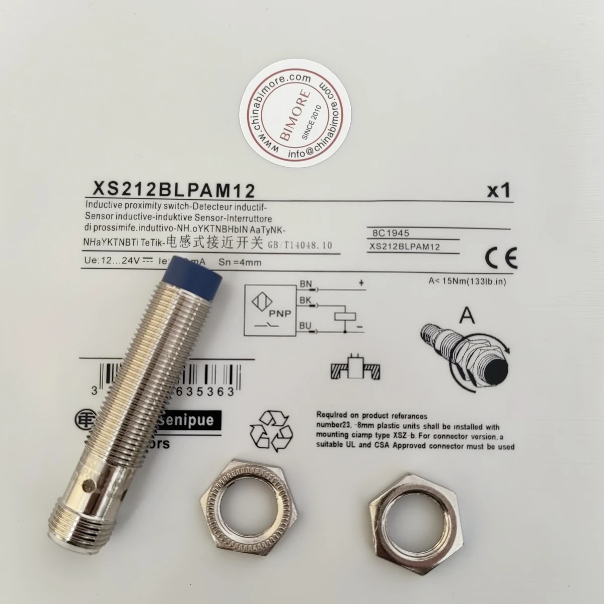 

Датчик приближения лифта XS212BLPAM12