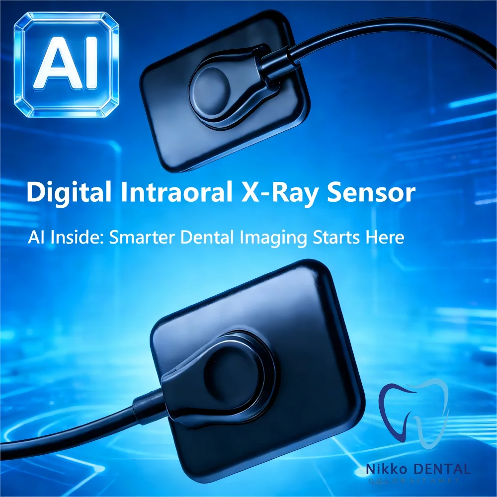 Capteur de radiographie intra-orale numérique - Système de diagnostic dentaire par IA avec logiciel de transmission rapide DynImage et câble