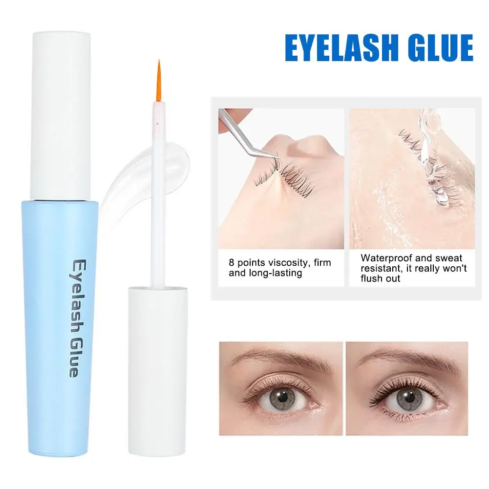 

Princess Fake Eyelash Transparent Soft Glue Without Firmer False Grafting 5ml Adhesive Shaping Super Eyelash Glue Trace Dur V7R7