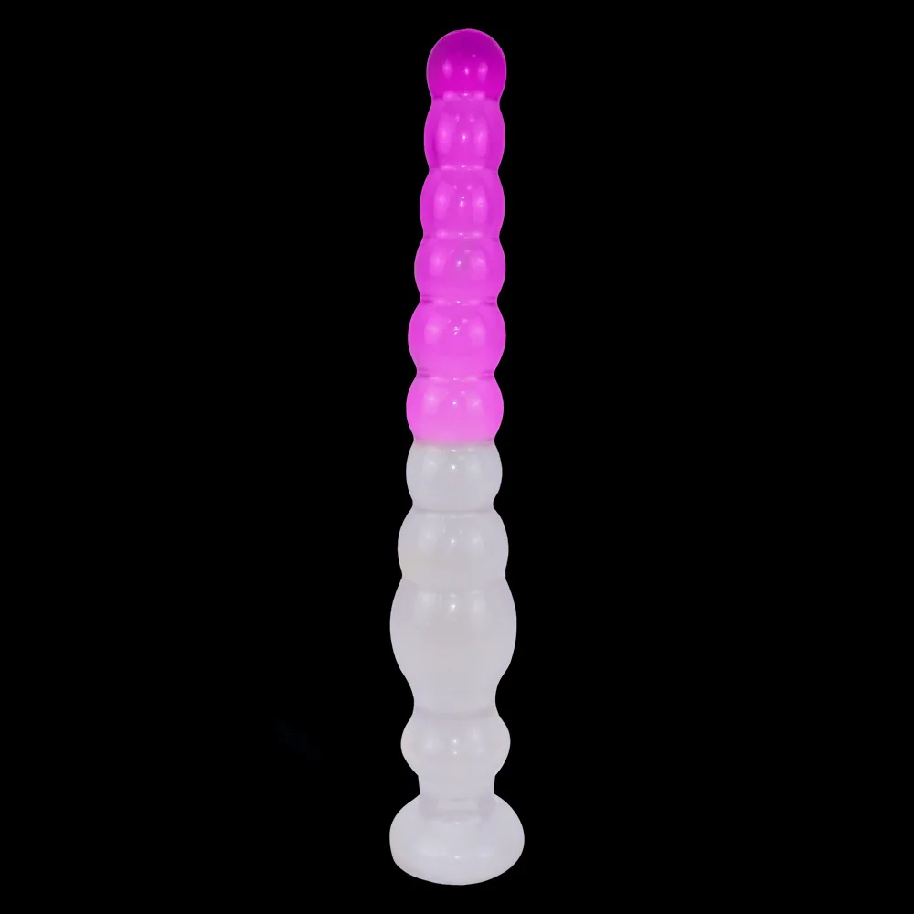 Masturbatie BDSM Jelly Stick Rechte Trekkraal Anale Plug Imitatie Fallus Seksspeeltjes Voor Mannen_voghion.com