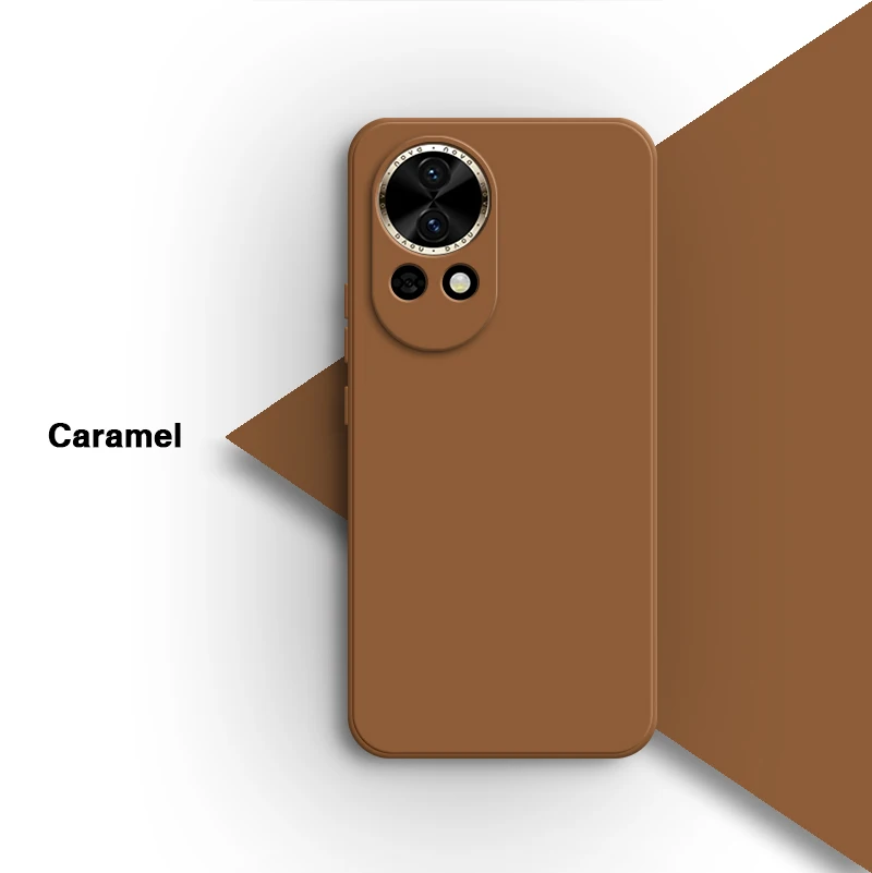 Premium Liquid Silicone Shockproof Phone Case with Camera Protection - Solid Black