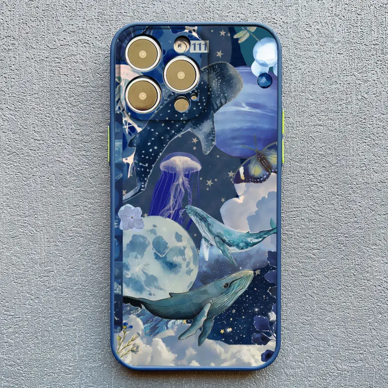 Ocean Whale Shark Swimming Phone Case Cover