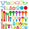 Various Plastic Dough Tools Plasticine Accessories Toys for Kids Animal Molds Rolling Pins Cutting Playdough Molds Puzzle Toys 1