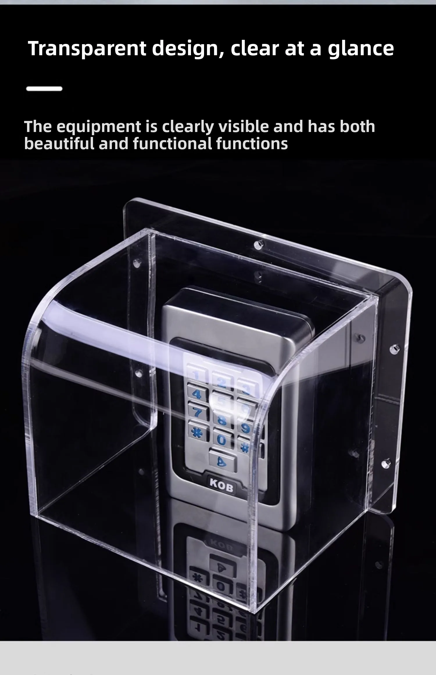 access control waterproof cover outdoor doorbell face attendance fingerprint rai